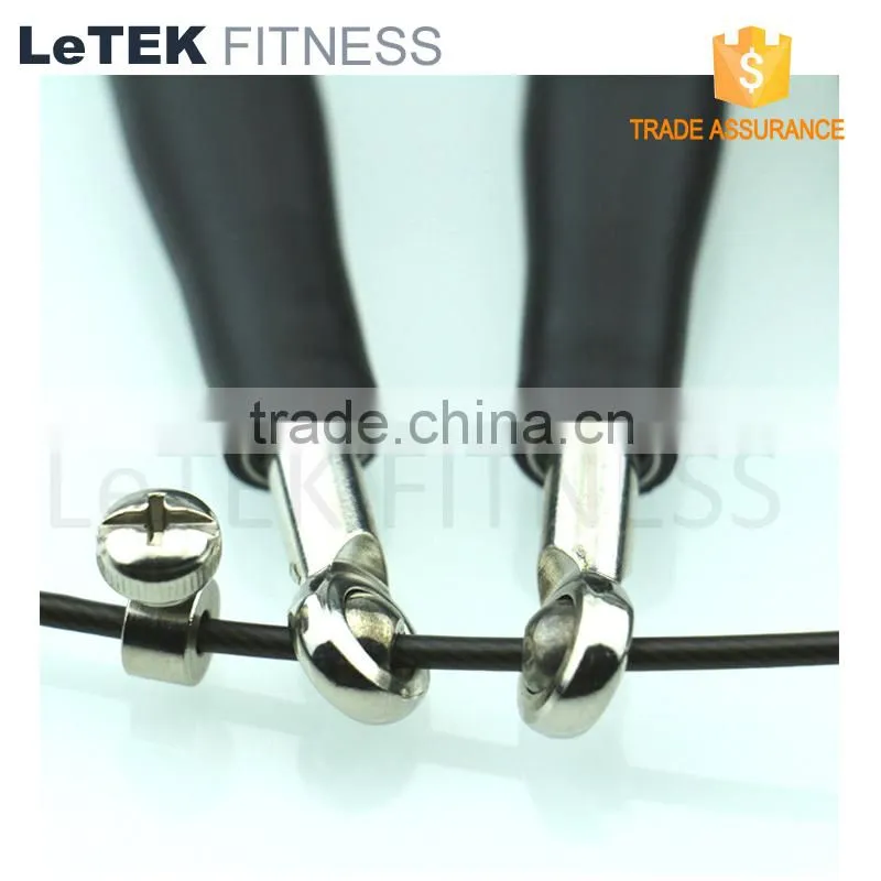 Adjustable Crossfit Speed Jump Rope with 14.2cm handle