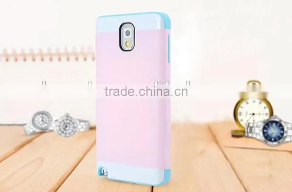 New fashion simple style customized silicone rubber phone cover for samsung galaxy note 3