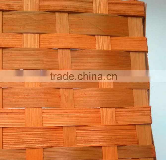 Colorful bamboo storage basket