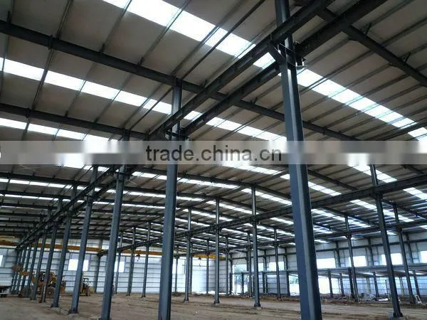 prefabricated steel structure frame construction for poultry farm