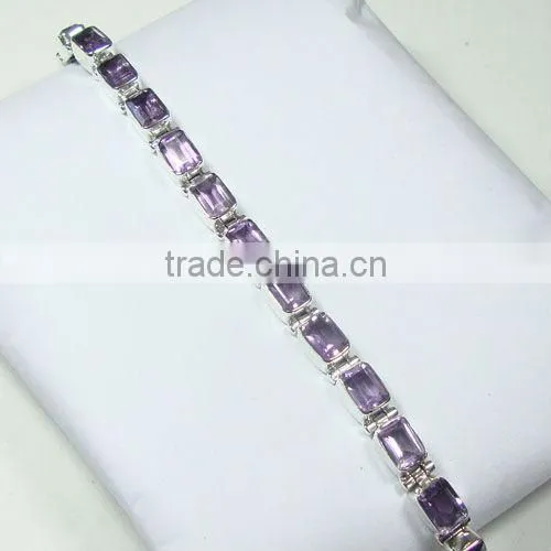 Natural Tibetan Turquoise 925 Stelring Silver Bracelet