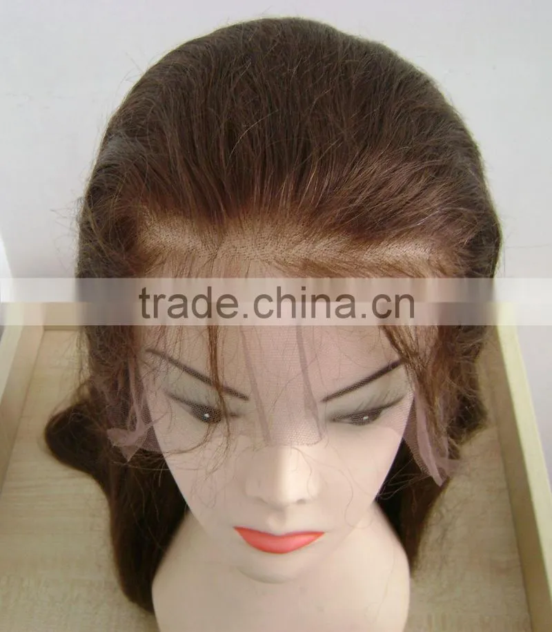 100 Indian remy human hair full lace wigs Fashion style