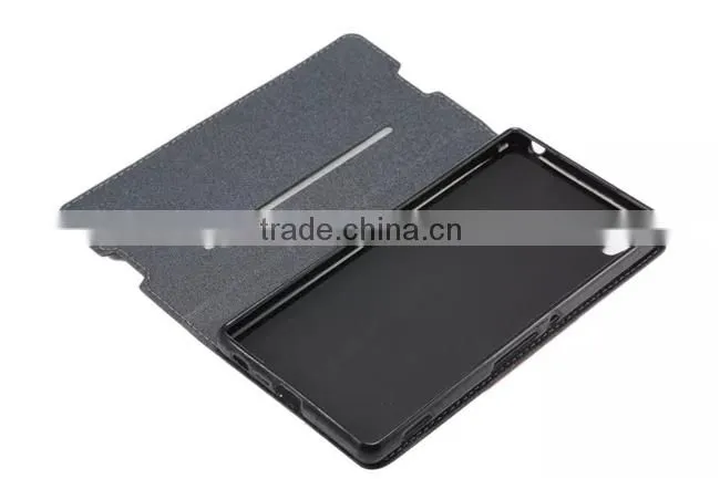 Matt Stand PU Leather Wallet Case Cover For Sony Xperia Z4
