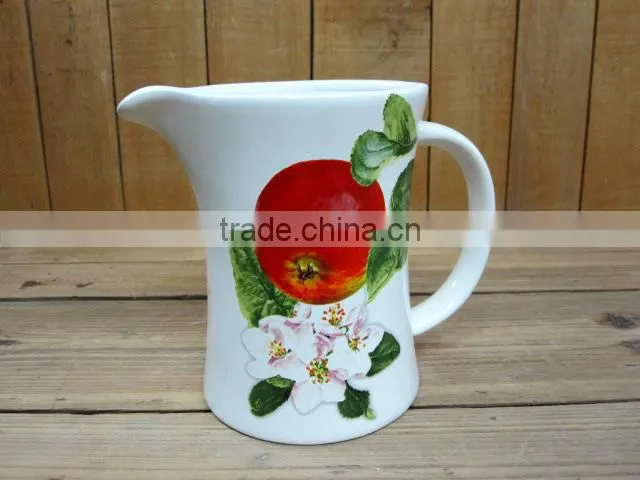 Beautiful Ceramic 3 Compartment Serving Dinner Dish in Apple Shape
