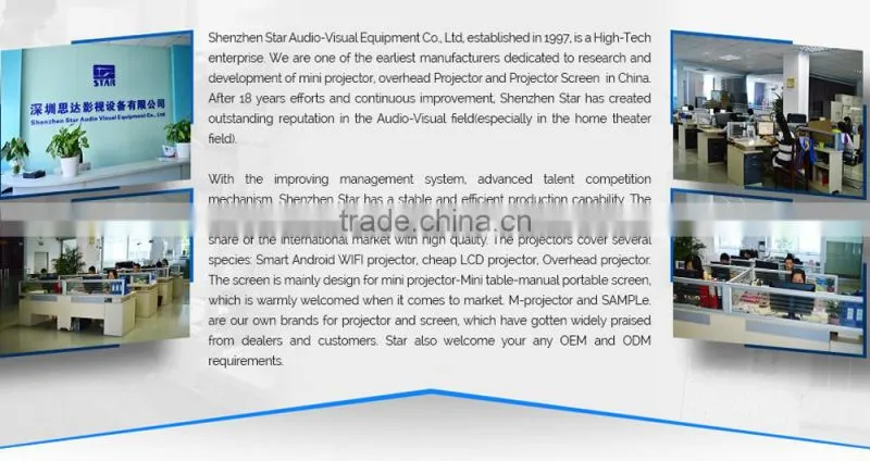 200 ANSI Lumens DLP mini projector hdp200 bluetooth function hd smartphone projector