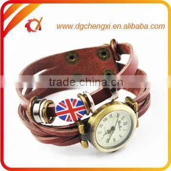 Bracelet wrist watch, Vintage love watches, Genuine leather watch
