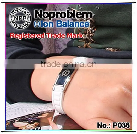 P036 Noproblem tourmaline germanium smart friendship power adjustable infinity bracelet