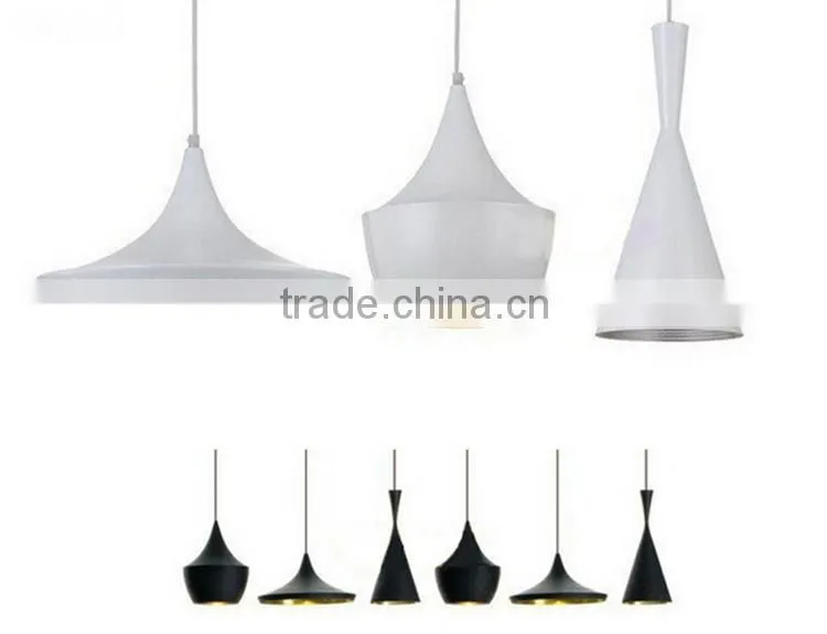 modern design antique dinner lamp black aluminum pendant lighting