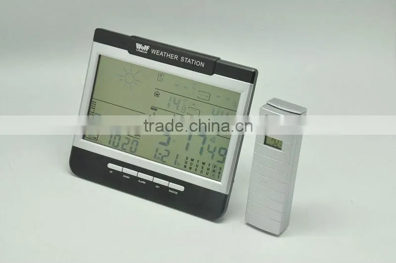 2013 NEW ARRIVAL promotional LCD REDIO CONTROLLED table clock RL142