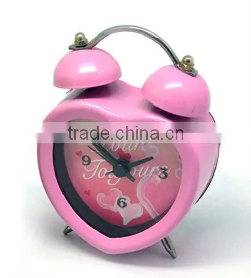 2013 new products Plasticesk/table twin bell /double bell alarm clock for promotion/retail