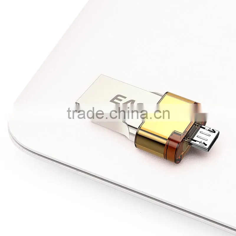 on the go OTG flash usb drive usb 3.0 flash drive crystal usb flash drive with hign speed