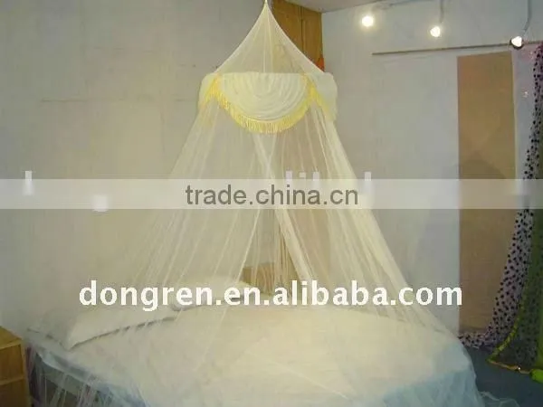 Round mosquito net/ polyester girls bed canopy
