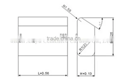 Tungsten Carbide Snow Plow Insert Custom-Made