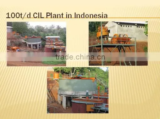 Desorption electrowinning set for gold cyanidation process CIL Plant in Jinpeng company