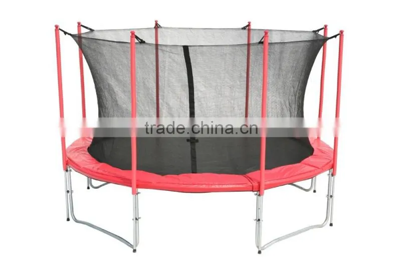 Best sale 8ft trampoline with inside enclosure,W-shaped leg trampoline