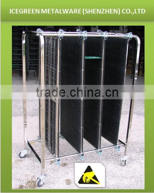 Factory directly sale ESD PCB Storage Cart, PCB Storage Trolley