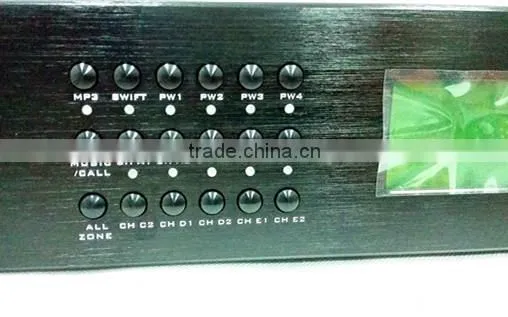 PA System 10 zone programmable weekly timer with mp3