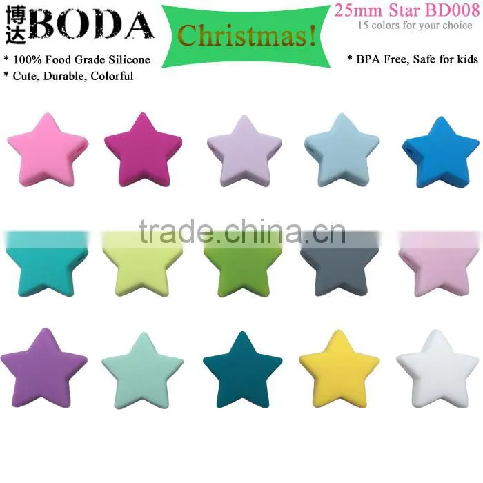 Loose silicone beads Hexagon bead silicone beads