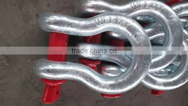 EUROPEAN TYPE COMMERCIAL LARGE DEE SHACKLE
