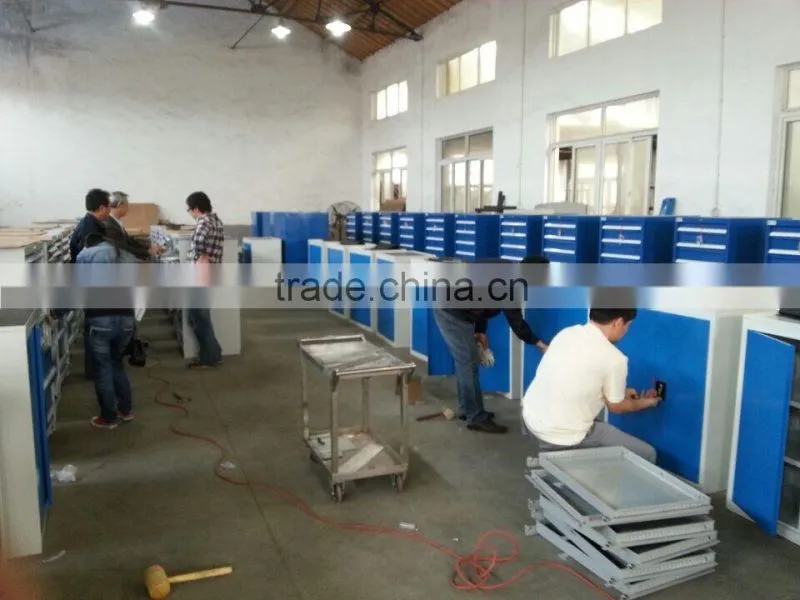 China factory iso metal tool storage cabinet for garage, iron drawer cupboard