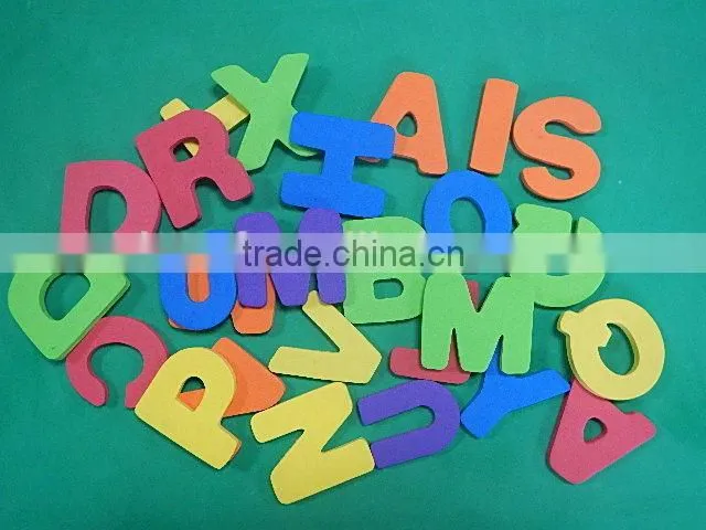 Eva educational alphabet bath toy