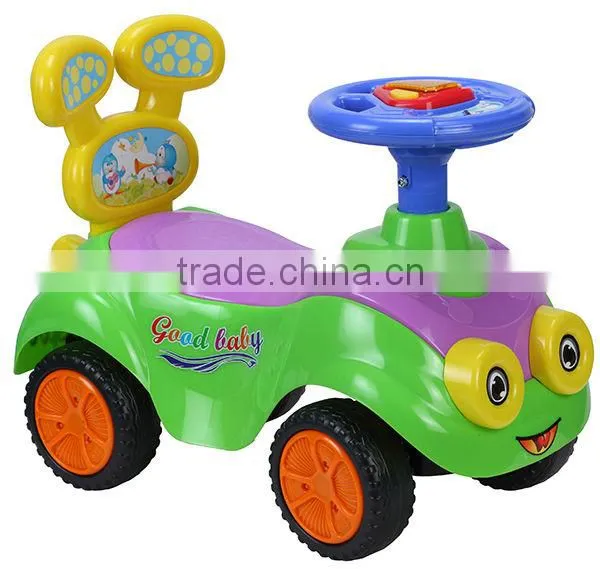 New Hot sale new 4 wheels kids plastic car slide scooter carrier ride on car Q01-2