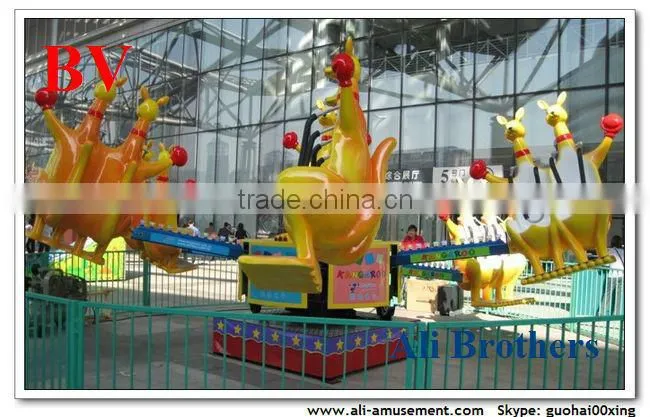 Amusement Kids Rotating Ride Kangaroo Attractions Playground Children Games
