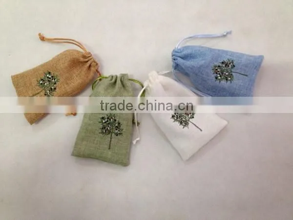 Natural Drawstring Jute Bag For Coffee/maize /rice