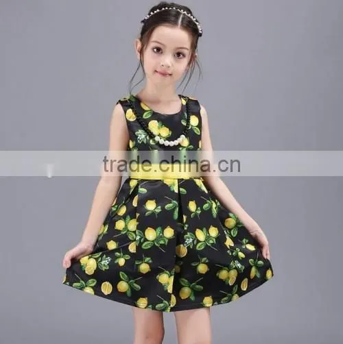 latest design free necklace baby kids casual dresses Europe hot sale angel dresses for kids