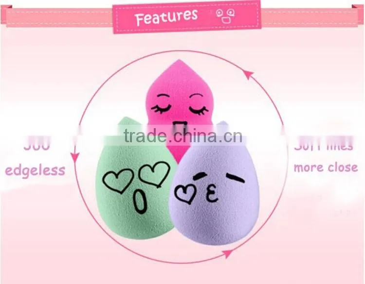 2015 free Latex Sponge Cosmetic Powder Puff