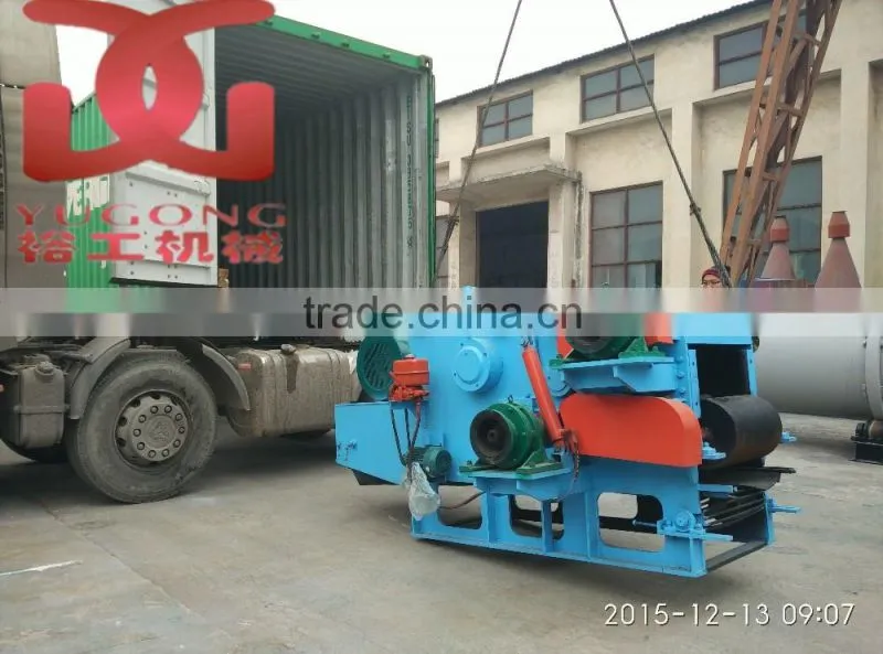 Yugong drum wood chipper,wood branch crusher