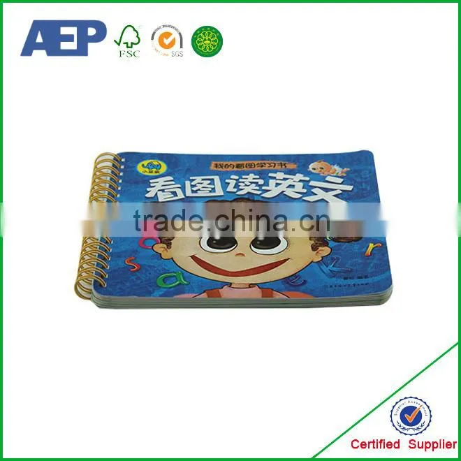 cmyk printing high quality new design children's card book printing factory price