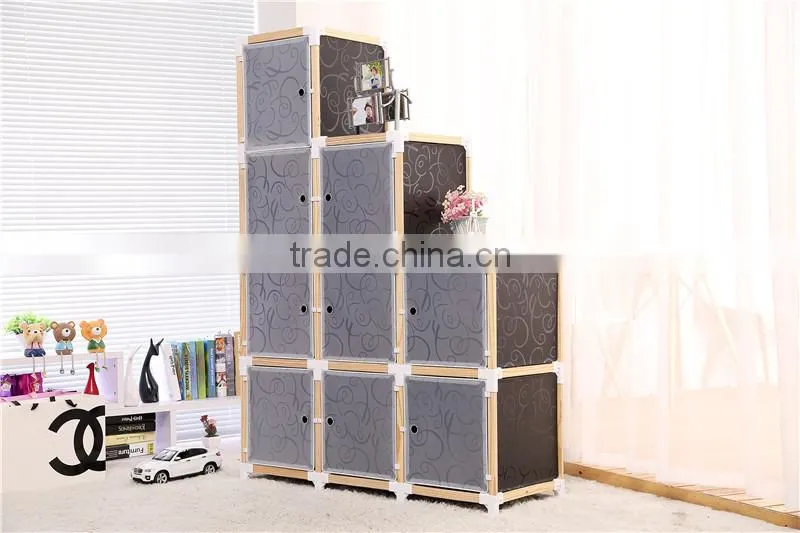 2016 new arrival multi color domiat furniture egypt wooden almira image house shape wood display shelf cubes bookcase