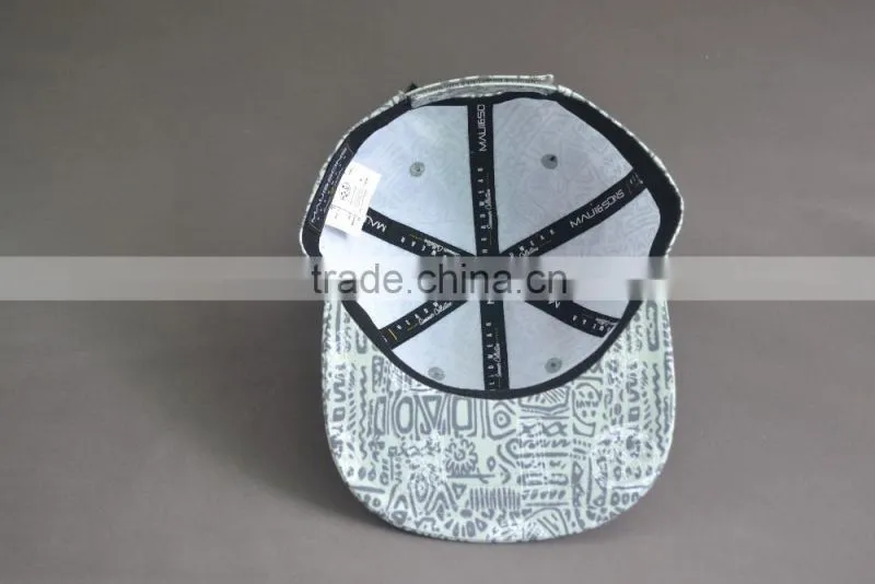 Custom cheap flat brim cap