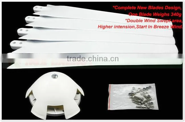 Wind Turbine Generator , Combine With Wind/Solar Hybrid Controller,CE RoHS Approval