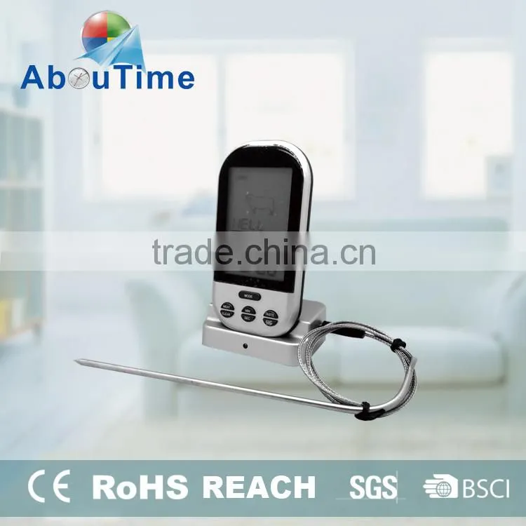 2015 new wireless meat thermometer digital probe thermometer food thermometer