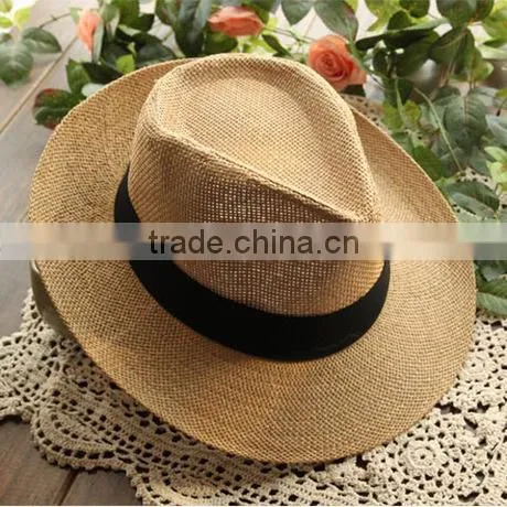 mens straw hat fedora and panama