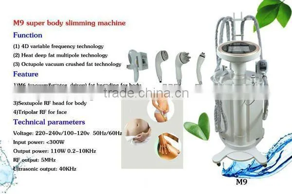 Tripolar Cavitation Vacuum Slimming for body and face B-5000