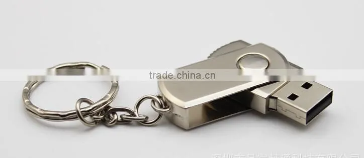 metal swivel usb stick customized from SZ factory