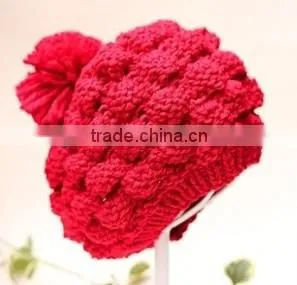2013 Winter knitting crocheted hat