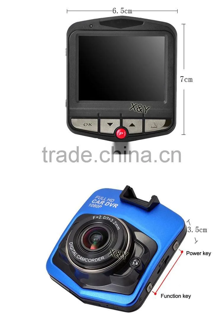 1080P fisheye lens digital camrea super LED night vision car dvr XY-209DVR