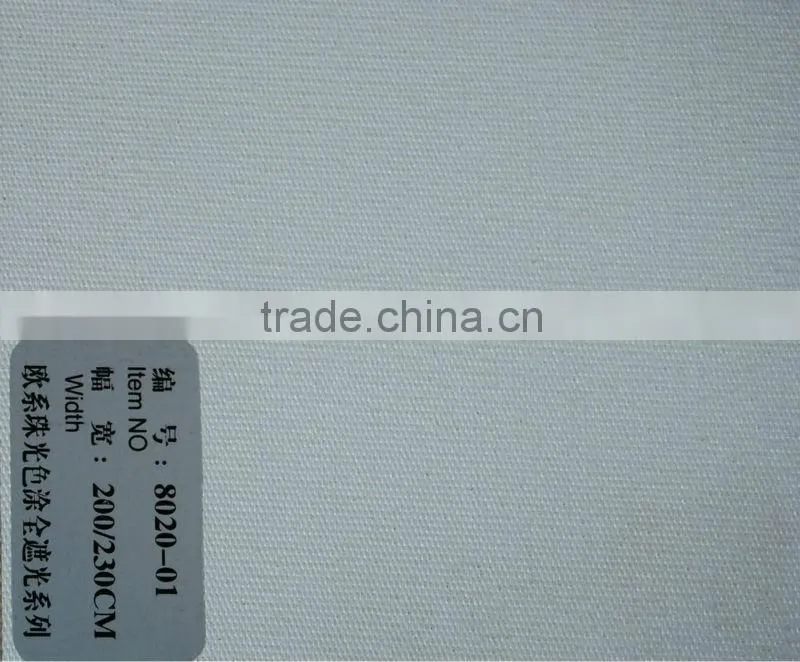 metallic fabric for automatic roller blinds