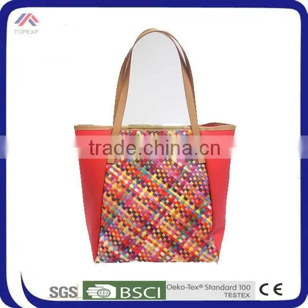Classy Tote Straw Bag Twill Bag