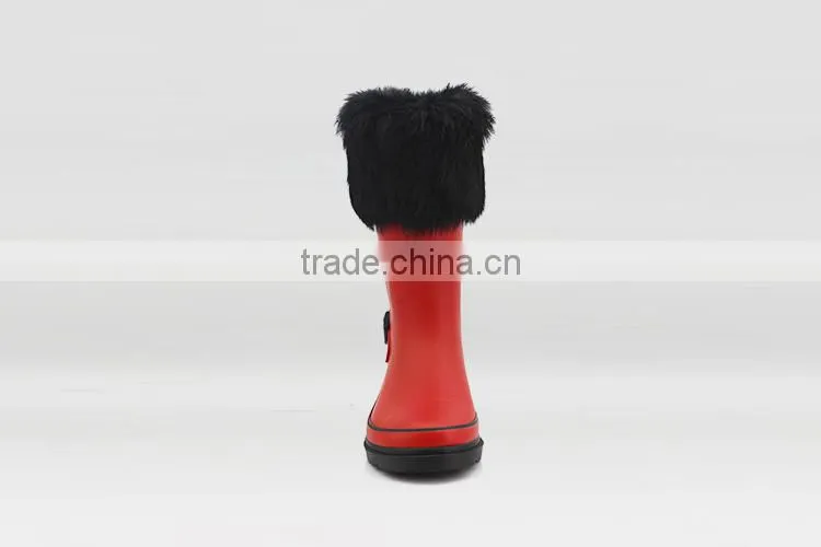 China supplier Customised designs Colorful women low cut rain boots