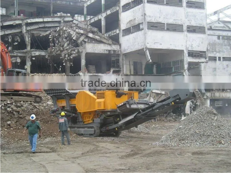 Construction Waste Mobile Crusher Plant