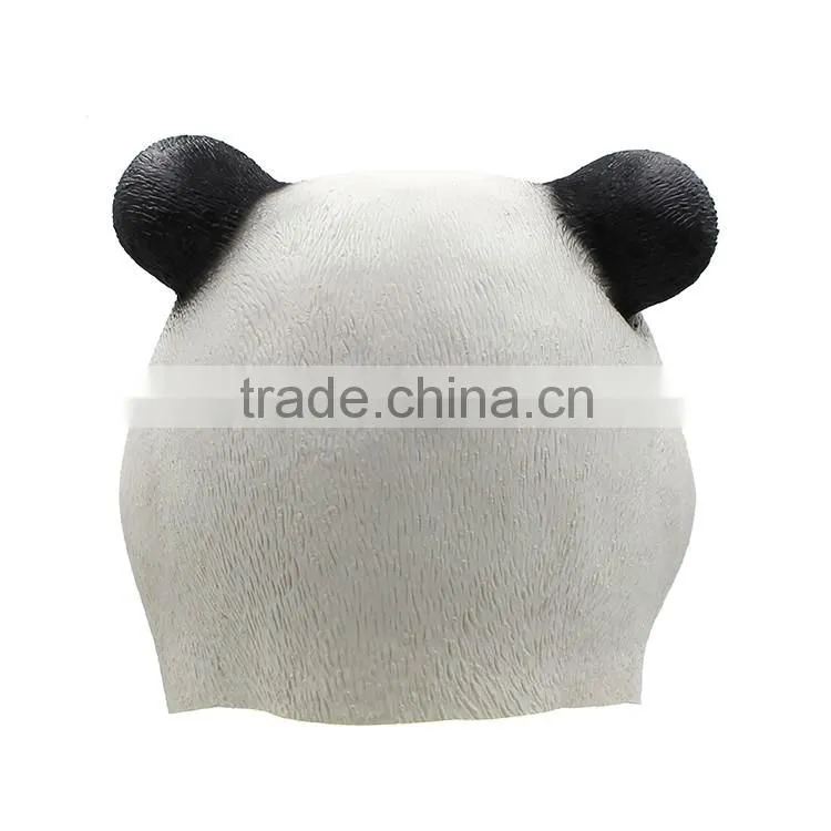 hot sale Masquerade magical full head adult size animal panda latex mask