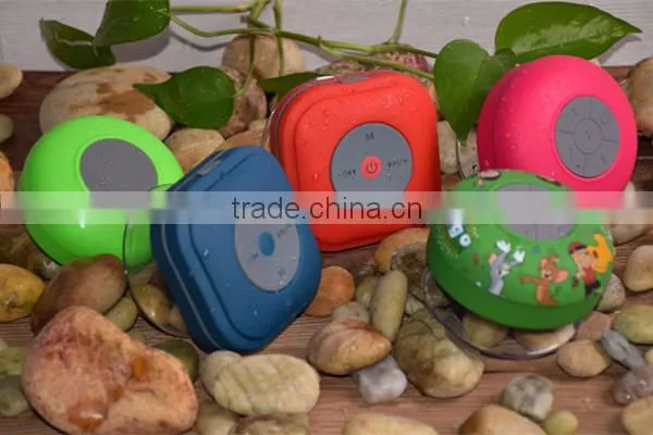 Waterproof Portable Mini Bluetooth Stereo Shower Outdoor Speaker