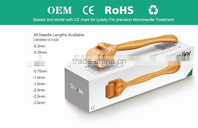 192 needles golden dr roller derma roller