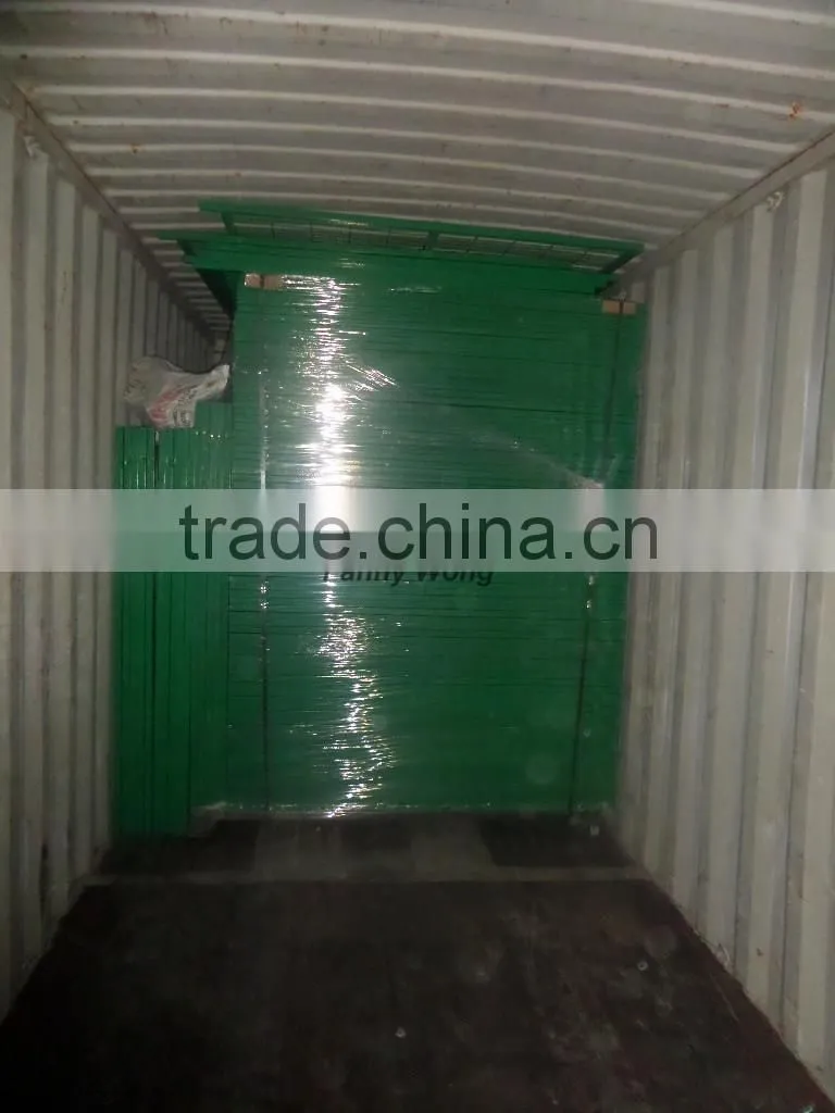 pipe frame colorful powder coated welded wire mesh temporary fence