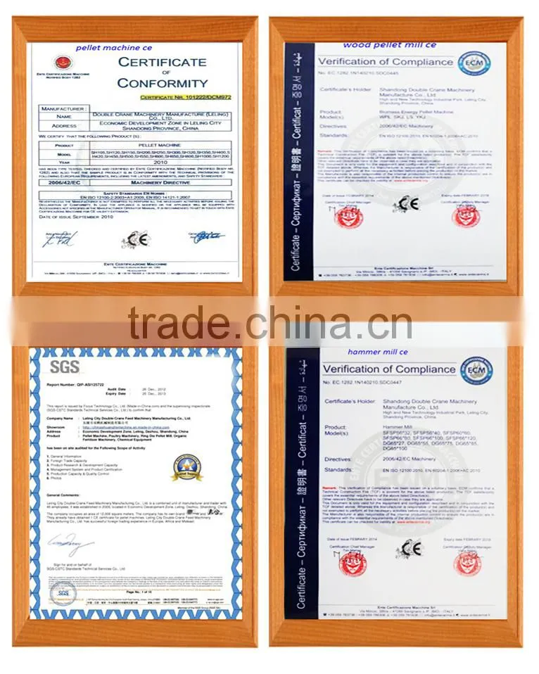Ring die type chicken cow cattle feed pellet production machine made in china